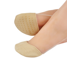SEBS нескользящие с силиконовыми невидимыми носками для балетных танцев для женщин с защитой пальцев ног